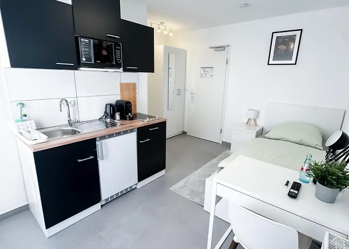 Apartment Durdi - Serviced - 24h Self-check-in & Parking Gross-Zimmern